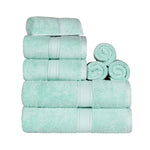 Madeline Egyptian Cotton Plush Heavyweight 8 Piece Towel Set
