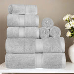 Madeline Egyptian Cotton Plush Heavyweight 8 Piece Towel Set