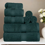 Madeline Egyptian Cotton Plush Heavyweight 8 Piece Towel Set