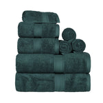 Madeline Egyptian Cotton Plush Heavyweight 8 Piece Towel Set