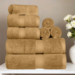 Madeline Egyptian Cotton Plush Heavyweight 8 Piece Towel Set