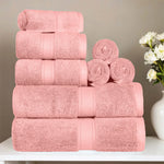 Madeline Egyptian Cotton Plush Heavyweight 8 Piece Towel Set