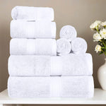 Madeline Egyptian Cotton Plush Heavyweight 8 Piece Towel Set