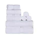 Madeline Egyptian Cotton Plush Heavyweight 8 Piece Towel Set