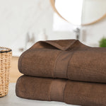 Madeline Egyptian Cotton Bath Towels - Plush Bath Sheet Set of 2