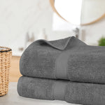 Madeline Egyptian Cotton Bath Towels - Plush Bath Sheet Set of 2