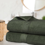 Madeline Egyptian Cotton Bath Towels - Plush Bath Sheet Set of 2