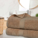Madeline Egyptian Cotton Bath Towels - Plush Bath Sheet Set of 2