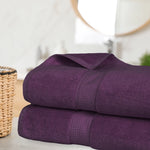 Madeline Egyptian Cotton Bath Towels - Plush Bath Sheet Set of 2