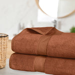 Madeline Egyptian Cotton Bath Towels - Plush Bath Sheet Set of 2