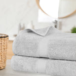Madeline Egyptian Cotton Bath Towels - Plush Bath Sheet Set of 2