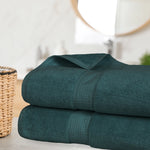 Madeline Egyptian Cotton Bath Towels - Plush Bath Sheet Set of 2