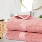 Madeline Egyptian Cotton Bath Towels - Plush Bath Sheet Set of 2