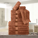 Egyptian Cotton Madeline Plush Towel Set 9 Piece