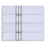 Hotel Turkish Cotton Plush Bath Towel Set 4-Piece