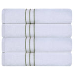 Hotel Turkish Cotton Plush Bath Towel Set 4-Piece