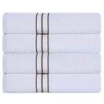 Hotel Turkish Cotton Plush Bath Towel Set 4-Piece