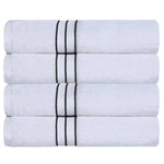 Hotel Turkish Cotton Plush Bath Towel Set 4-Piece