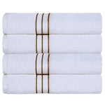 Hotel Turkish Cotton Plush Bath Towel Set 4-Piece