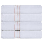 Hotel Turkish Cotton Plush Bath Towel Set 4-Piece