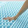 2 Inch Mattress Topper Queen - Memory Foam Mattress Topper Queen - 5 Zone Gel Infusion - Certipur Certified Foam