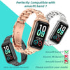 Strap for Amazfit Band 7 Metal Replacement Strap Wristband Watch Strap Compatible with Amazfit 7 Fitness Tracker Smartwatch