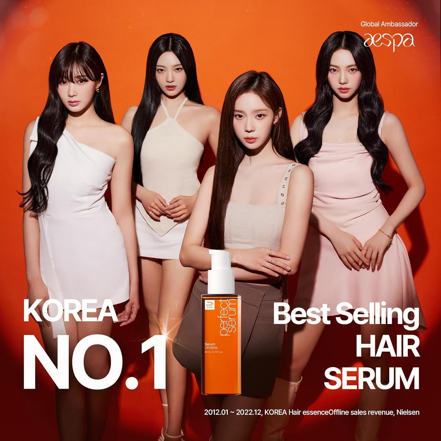 Perfect Serum Original - Hair Oil for Frizzy & Dry Hair, Hydration and Nutrition Hair Essence for Damage Care, Floral Fragrance, Korean Hair Care Product, Korean Hair Serum 2.71 Fl. Oz.