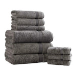 9-Piece Egyptian Cotton Plush Towel Set - Heritage