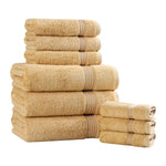 9-Piece Egyptian Cotton Plush Towel Set - Heritage