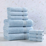 9-Piece Egyptian Cotton Plush Towel Set - Heritage