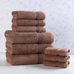 9-Piece Egyptian Cotton Plush Towel Set - Heritage