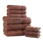 9-Piece Egyptian Cotton Plush Towel Set - Heritage
