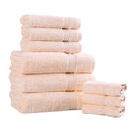 9-Piece Egyptian Cotton Plush Towel Set - Heritage