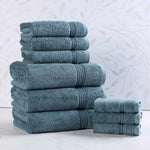 9-Piece Egyptian Cotton Plush Towel Set - Heritage