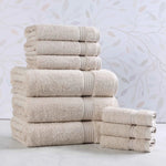 9-Piece Egyptian Cotton Plush Towel Set - Heritage