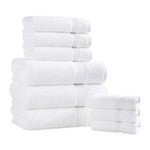 9-Piece Egyptian Cotton Plush Towel Set - Heritage