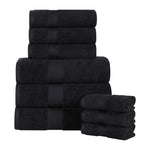 Superior Oregon Organic Cotton Medium Weight Solid 9-Piece Towel Set