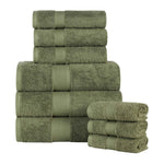 Superior Oregon Organic Cotton Medium Weight Solid 9-Piece Towel Set