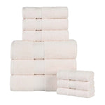 Superior Oregon Organic Cotton Medium Weight Solid 9-Piece Towel Set