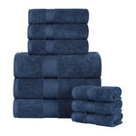 Superior Oregon Organic Cotton Medium Weight Solid 9-Piece Towel Set