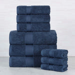 Superior Oregon Organic Cotton Medium Weight Solid 9-Piece Towel Set
