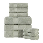 Superior Oregon Organic Cotton Medium Weight Solid 9-Piece Towel Set