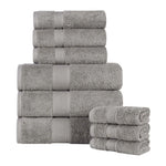 Superior Oregon Organic Cotton Medium Weight Solid 9-Piece Towel Set