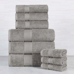 Superior Oregon Organic Cotton Medium Weight Solid 9-Piece Towel Set