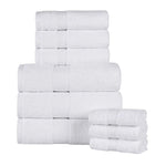Superior Oregon Organic Cotton Medium Weight Solid 9-Piece Towel Set