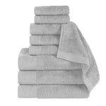 Superior Rayon from Bamboo Eco-Friendly Fluffy Solid 9-Piece Towel Set