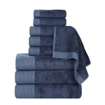 Superior Rayon from Bamboo Eco-Friendly Fluffy Solid 9-Piece Towel Set