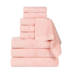 Superior Rayon from Bamboo Eco-Friendly Fluffy Solid 9-Piece Towel Set