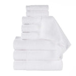 Superior Rayon from Bamboo Eco-Friendly Fluffy Solid 9-Piece Towel Set