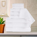 Superior Rayon from Bamboo Eco-Friendly Fluffy Solid 9-Piece Towel Set